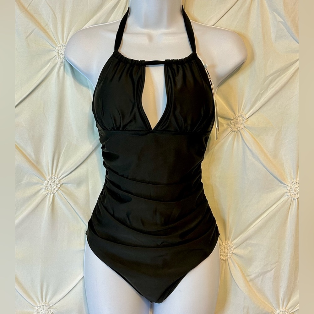 NWT Women’s Black One Piece Swimsuit- Small